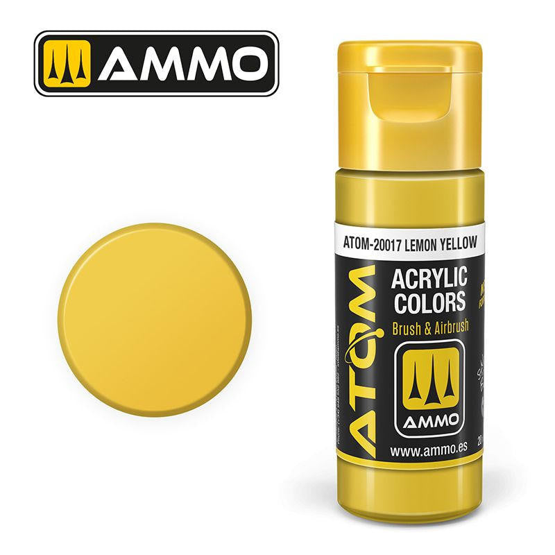 MiG Ammo ATOM COLOR Lemon Yellow (20017)